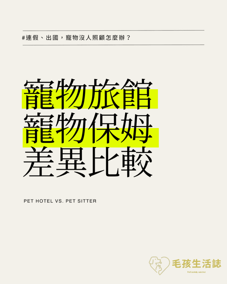 連假、出國，寵物沒人照顧怎麼辦？寵物旅館保母、家庭式寵物保姆優缺點及 5 大差異比較